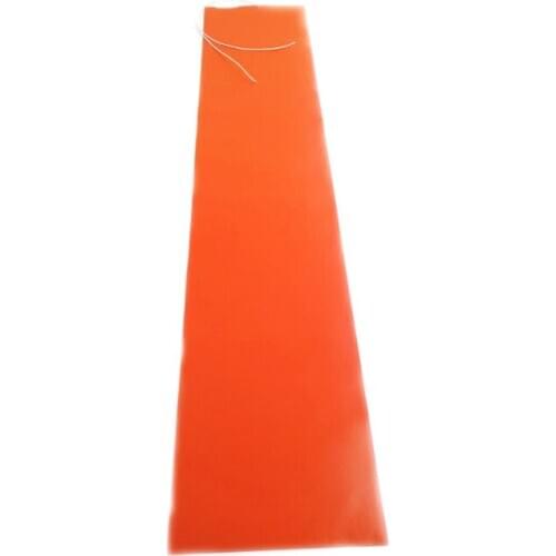 240V 2200W 450*2300*1.5mm Silicone Strip Heater adhesive 1 side 1000mm lead wire