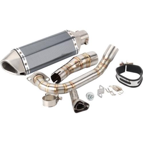 250 Motorcycle Exhaust Pipe And Link Pipe System For Yamaha XMAX 250 XMAX 300 2017 2018 2019 Escape Slip-on XMAX 250 300