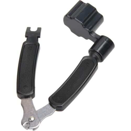 3 in 1 Guitar Peg String Winder + String Pin Puller + String Cutter Guitar Tool Set Multifunction Guitar Accessories