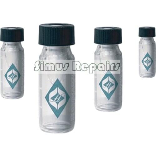 370-04301-01 Shimadzu Dispensing Consumables 150uL Clear Glass Bottle with Lid Pad 100pcs