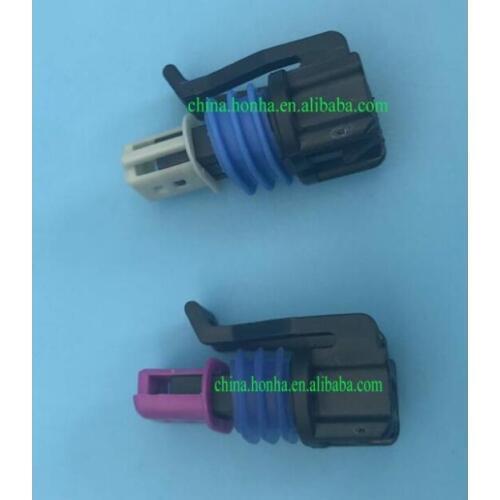 50sets 15449027 or 15449028 LS IAT AEM & Haltech IAT 2 way Female wire harness sealed Auto Connector