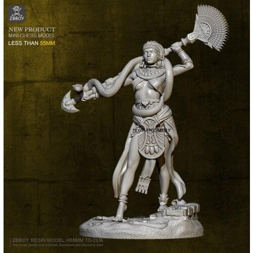 55mm Resin Model Kits Cleopatra self-assembled TD-2336
