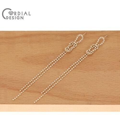 Cordial Design 30Pcs 8*101MM Earrings Accessories/Hand Made/Earrings Stud/Claw Chain/DIY Making/Jewelry Findings & Components