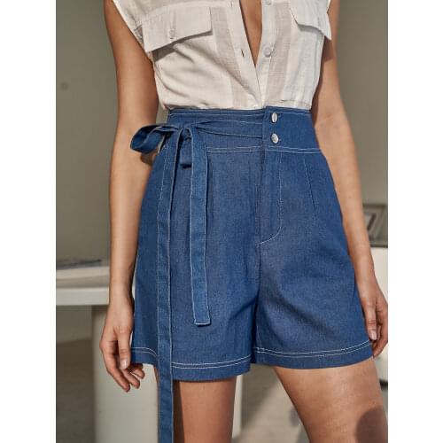 Женские джинсовые шорты BerryGo China At AliExpress