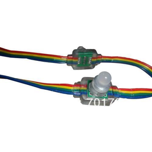 DC12V RGB dump node;100pcs a string;injection type;IP66