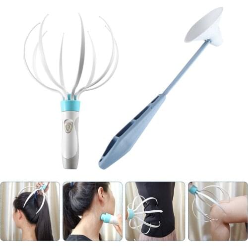 Electric Head Scalp Massager Octopus Scratching Massage Tools Vibration Octopus Claw Massager Head Stress Release Relax Massage