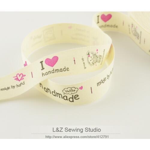 F039#- 8 cherry fruit label cotton ribbons mini.order is $5 (mix order) 2CM width Zakka L&Z sewing studio accessory sewing tapes