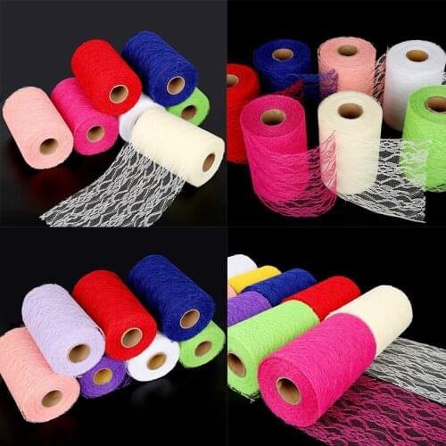 High Quality Beautiful White Lace Ribbon Tape 15CM Lace Trim DIY Embroidered For Sewing Decoration african lace fabric