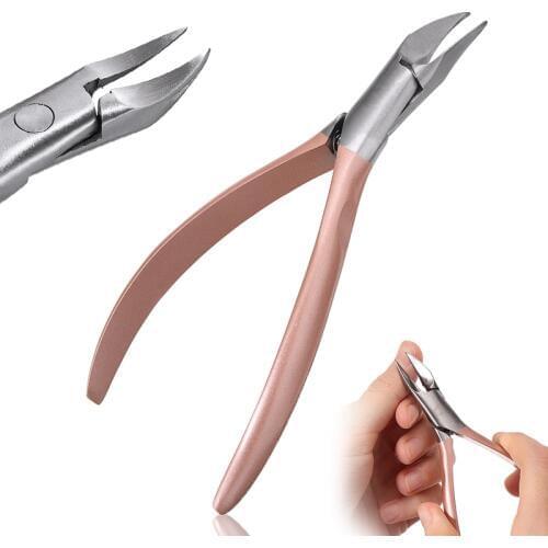 Professional Toe Nail Clippers Ingrown Toenail Nippers Toe Correction Steel Nail Clippers Pedicure Tool