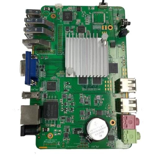 ARM Linux Ubuntu Android Mini PC Cortex A55 Quad Core NPU 0.8TOPS 2x1000Mbps Network H.264 decode PCIE mSATA OEM Customization