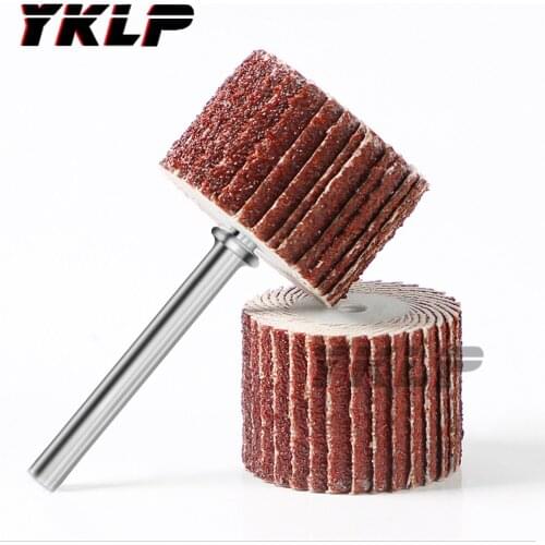 10PCS 15-20mm Dremel Accessories Set Grinding Wheel Head Sander Abrasive Tools Sandpaper Rust Removal Polishing Tools 80-600Gri