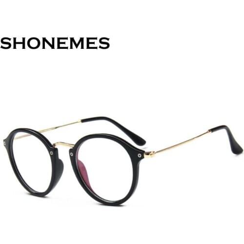 New Round Vintage Optical Eyeglasses Women Men Decoration Plain Glasses Classic Female Male Clear Eyewear Frames