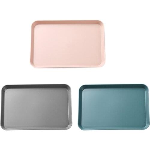New Multi Creative Multi-Function Rectangular Plastic Tray Storage Tray Fruit Dessert Tray