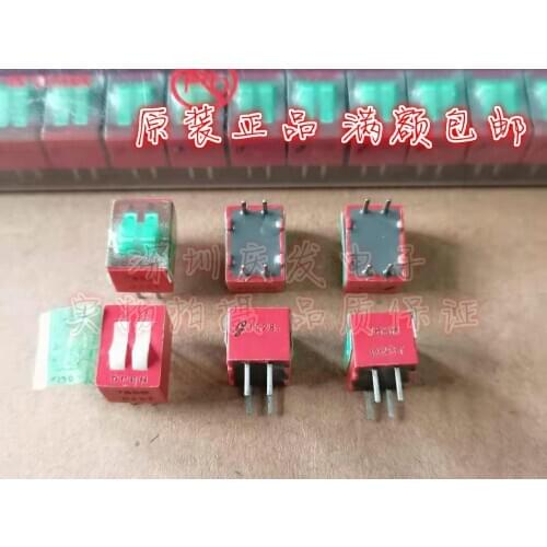 Original new 100% 76SB02ST dial switch 2-digit SPST coded horizontal dial switch 2.54MM