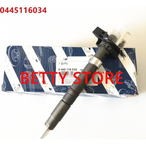 Genuine and common rail injector 0445116035,0445116034 0 445 116 035 0 445 116 034 for VVVW 03L130277C 03L 130 277C