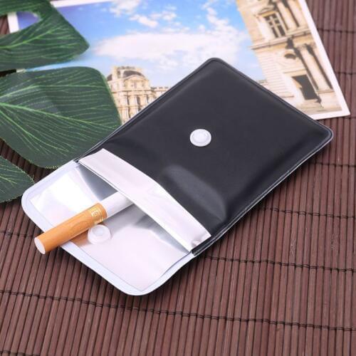 Portable Ashtray Pocket Smoking Cigar Tobacco Ash Storage Bag Fireproof PVC Odorless Pouch Travel Beach Gifts 77UD