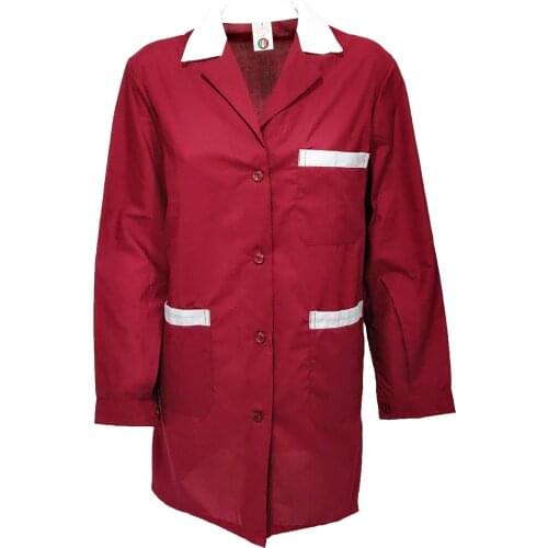 Shirts women housekeeper home hotel service buttons pockets work