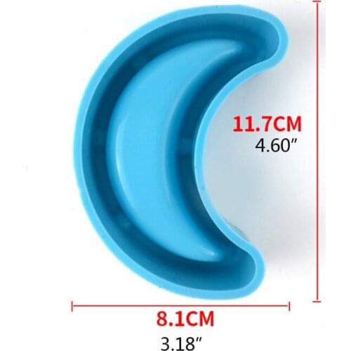 Moon Ashtray Silicone Mold Jewelry Epoxy Resin Casting Jewelry Tool Making Resin Diy Craft Home Decoration U90F