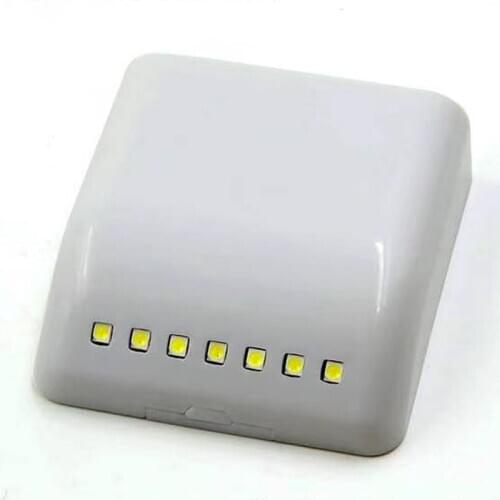 Led induction cabinet light 7 lamp beads AAA battery powered drawer wardrobe night light