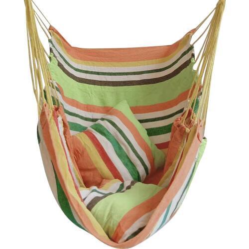 Outdoor Portable Thicken Hammock Garden Travel Camping Throw Pillow Swing Chair Hammock Garden Swing Chair Hammock Garden Hammoc