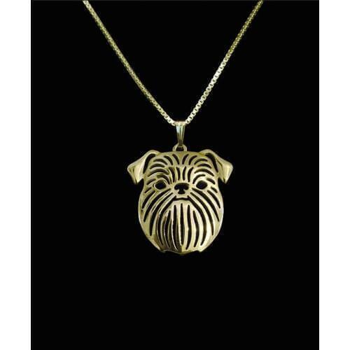 Brussels Griffon pendant women chain choker necklace Dog charm Jewelry Pet Lovers Gift Idea