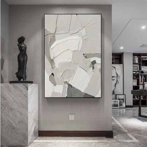 100% Handpainted Oil Painting On Canvas Abstract Wall Art Picture For Living Room Bedroom Home Decor Thick Texutre Oil Painting