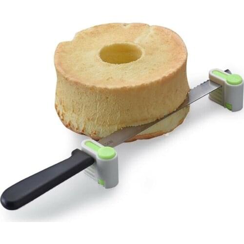 2 Pcs Cake Slicing Leveler Bread Cutter Slicer Durable Baking Kitchen Tools A1
