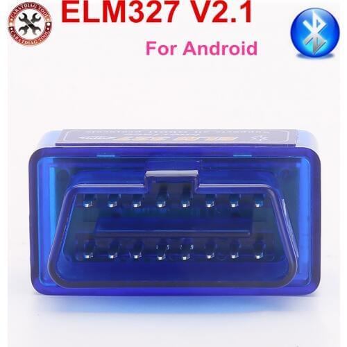 2019 Newest Super Scanner Elm327 Bluetooth for Android System ELM 327 Version 2.1 Diagnostic Tool ELM327 OBD2 drect shipping