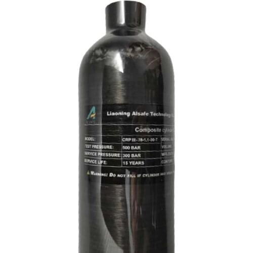 AC3011 Acecare 1.1L 30Mpa Pcp Paintball Tank Fluorescence Carbon Fiber Gas Cylinder For Shooting Targets/Hunting Airgun/Airsoft