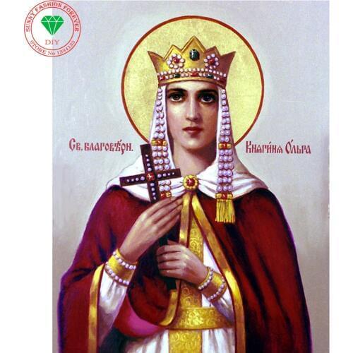 DIY 5D Diamond Embroidery religion women Pictures Cross stitch Full Drill true religion Diamond Mosaic painting rhinestones