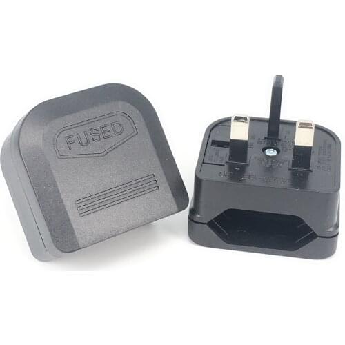 European Euro EU 2 Pin to UK 3Pin Power Socket Travel Plug Adapter Converter Wall Charger Adapter Connector New