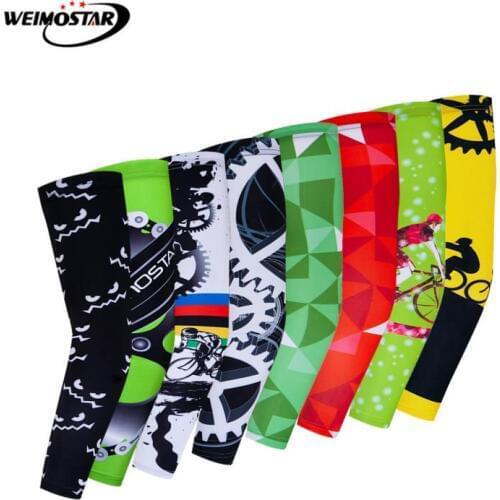 20 Color Cycling Arm Sleeve Warmer Men Women Sun Protection mtb Bike Sleeves Arms Basketball Sport Arm Cover Bicycle Oversleeve