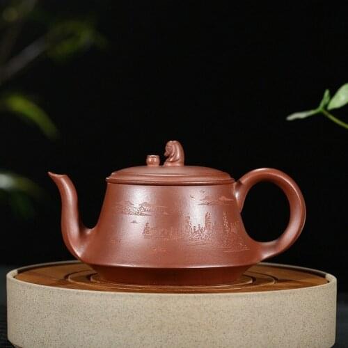 On behalf of New Products for Purple Sand Hu with Hand-engraved Inside Wall Seal in the Bottom Slot of Purple Sand Hu