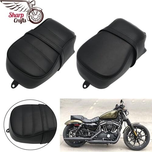 Motorcycle Rear Seat Cushion Passenger Saddle Pads For Harley Sportster Forty Eight Iron XL883 XL883N XL 1200 XL1200NS 2016-2020