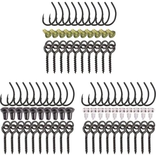 F2TC Baits Stoper Up Holder Bait Screw Boilie Inserts Hair Rig Fishing Accessories