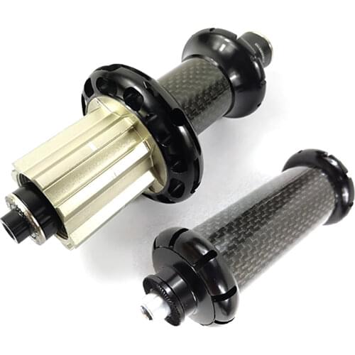 Powerway R36 Super Light 20/24H Straight Pull Road Bicycle Hubs 85g/206g Front & Rear Black w/ QR Sealed Bearings 2/4 10/11speed