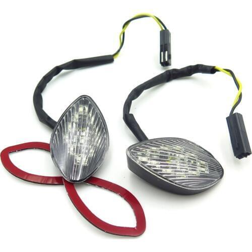 Aftermarket free shipping motorcycle parts Euro LED Flush Mount Turn Signal for honda 2004 2005 CBR 1000 RR CBR1000RR Clear