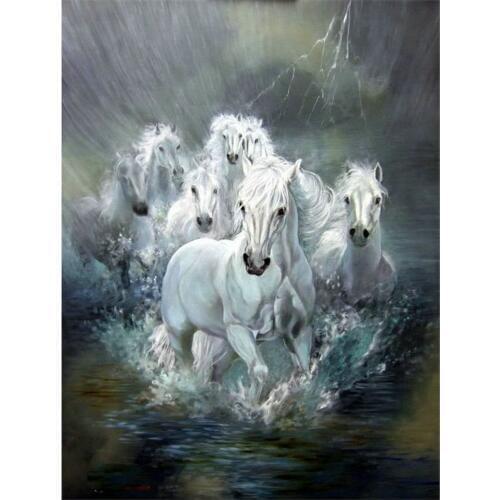 5D full square Diamond Mosaic animal picture diy Diamond Painting Cross Stitch pattern Diamond Embroidery horse home decoration