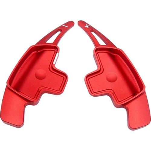 1 Pair Red High Quality Steering Wheel Paddle Shifter Extension for , Aluminum-Alloy Shift Paddle Blade