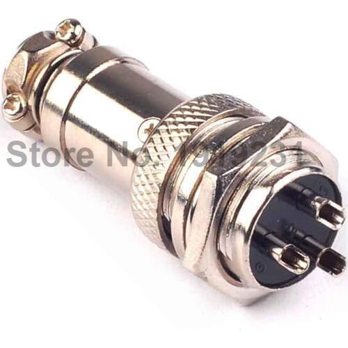 3 pair GX16-3P GX16 3 Pin Diameter 16mm Male & Female Screw Type Electrical Plug Connector Socket Wire Panel Connector Circular