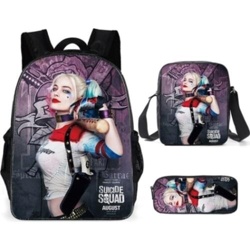 3Pcs Danganronpa Dangan Ronpa Monokuma School Bags For Students Best Gifts Children Cartoon School Bags Mochila Escolar