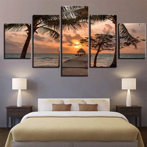 5pcs drill square round diamond painting Wooden Bridge Sunset landscape,DIY diamond embroidery of 5d rhinestones decor TT5241