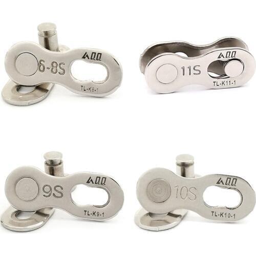 6/7/8/9/10/11 Speed Bicycle Chain Link Connector Joints Magic Buttons Speed Quick Master Links Chain Mountain Bike Accessories