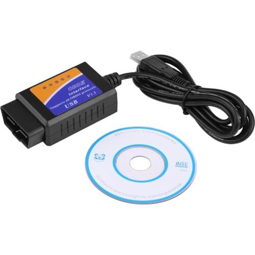Car USB Connector V1.5 OBD2 Diagnostic Cable Interface Scanner For Benz BMW Citroen General Motors Diagnostic Test Line