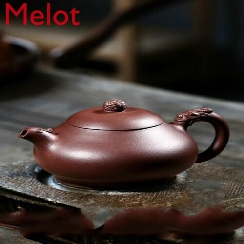 Yixing purple clay teapot all handmade raw ore
