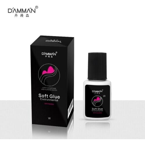 Damman 10ml Eyelash Glue 1 Seconds Fast Drying Eyelashes Extension Glue Pro Lashes Glue Adhesive Retention Long Last No Smell