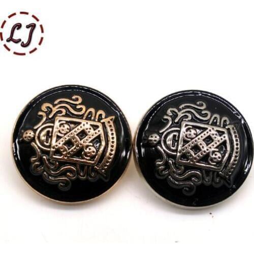 New 22mm fashion sewing metal button 10pcs/lot decorative buttons British style for women overcoat garment accessories DIY