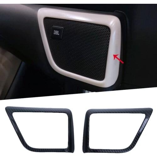 For Toyota Alphard Vellfire 2016 2017 2018 2019 Matte Car Audio Speaker Rear Car Door Loudspeaker Cover Trim Decoration Stickers