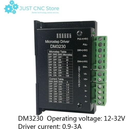 DM3230 Nema 42 57 two-phase stepper motor driver 3A 12-32V