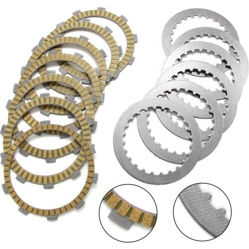 Motorcycle Clutch Friction Disc Plate Kit For Honda VT600C Shadow VLX VT600 NV600 XL600V Transalp CBR400RR MC29 CB500R CBF500
